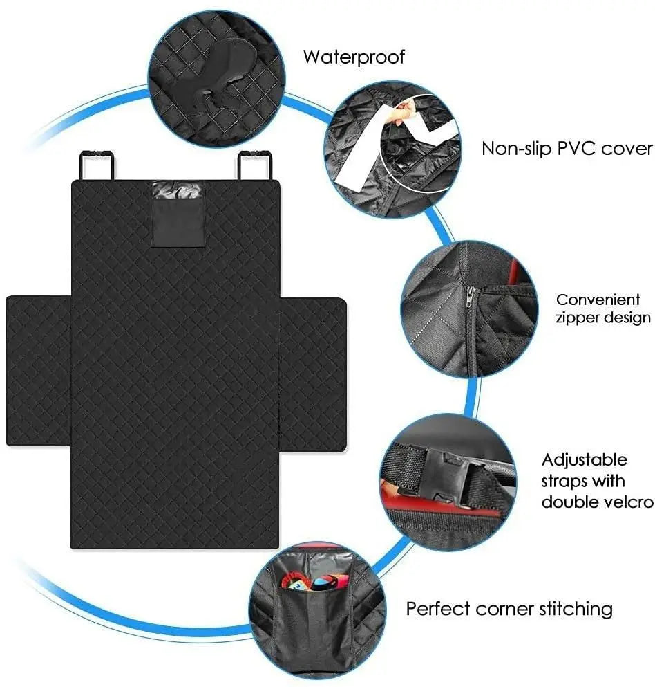 TravelShield™: Full Protection Car Seat Cover for Pet Travel