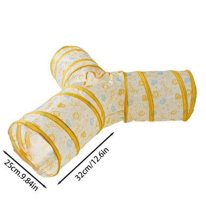 TunnelPlay™: Foldable Cat Tunnel for Active Indoor Exploration