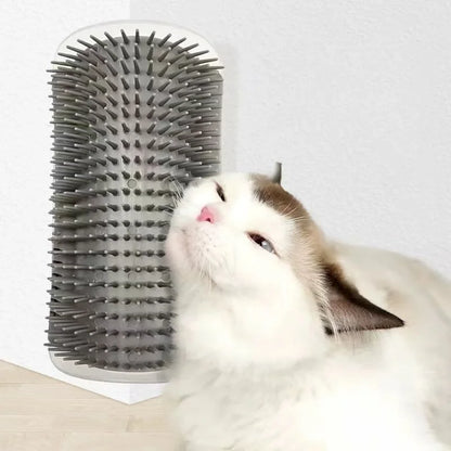 RubNJoy™: Self-Grooming Wall Brush for Relaxing Daily Care