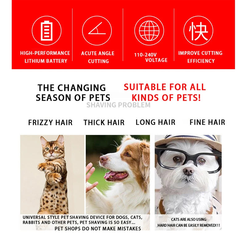 ClipPro™: Professional Grooming Kit for Smooth and Quiet Trimming