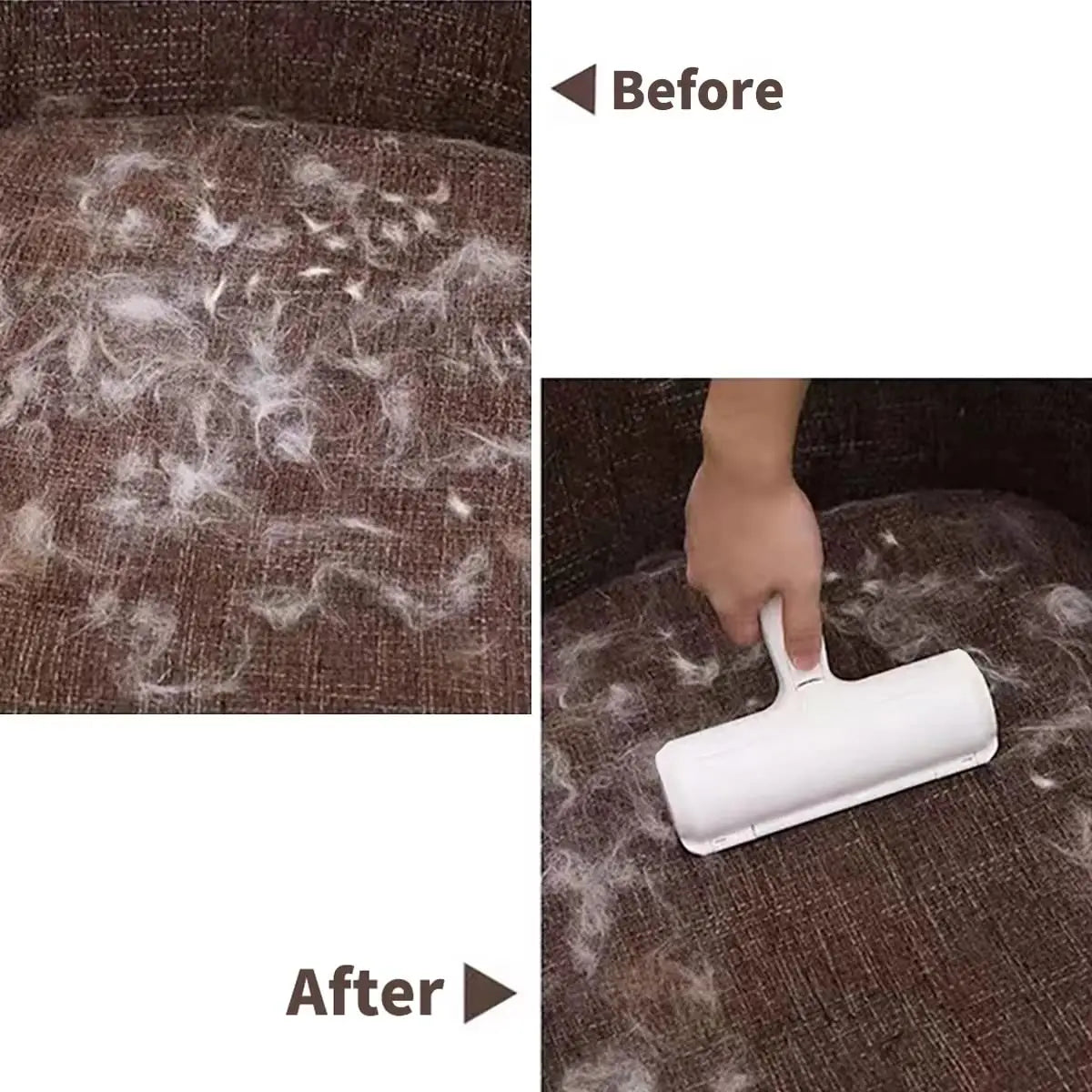 FurSweep™: Reusable Hair Remover Roller for Clean Furniture and Fabrics