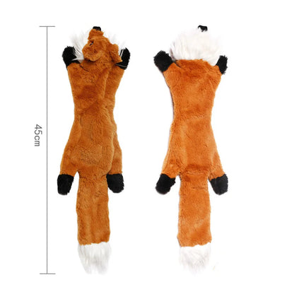 SqueakWild™: Stuffing-Free Plush Toy for Safe and Mess-Free Play