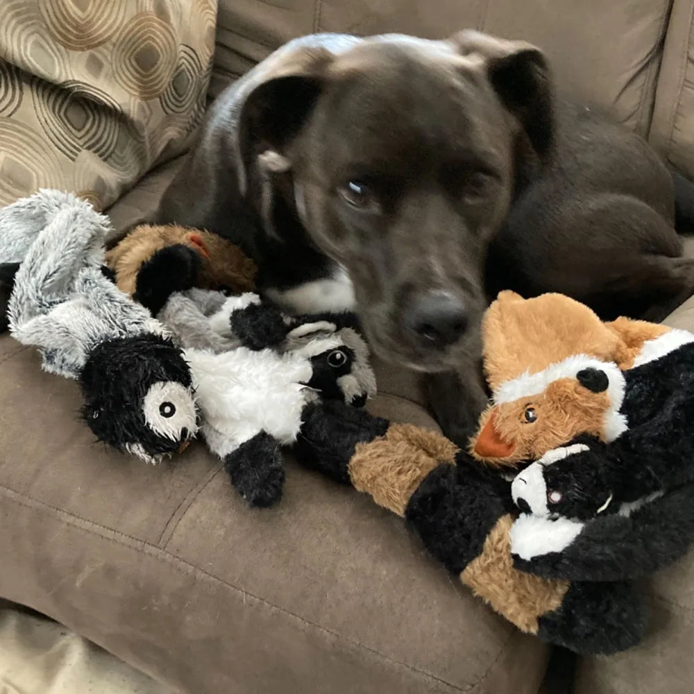 SqueakWild™: Stuffing-Free Plush Toy for Safe and Mess-Free Play