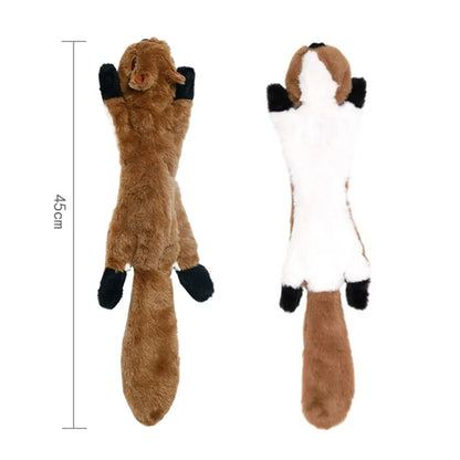SqueakWild™: Stuffing-Free Plush Toy for Safe and Mess-Free Play