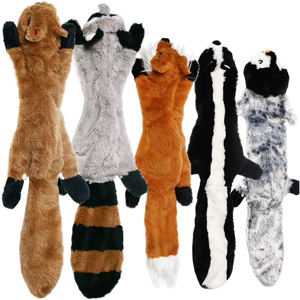 SqueakWild™: Stuffing-Free Plush Toy for Safe and Mess-Free Play