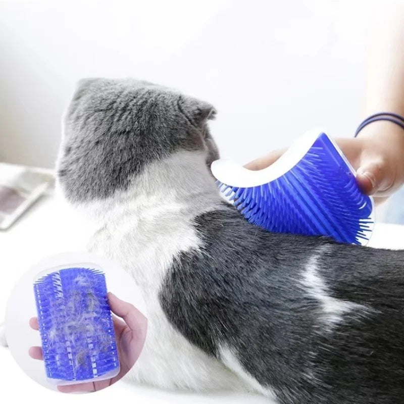 RubNJoy™: Self-Grooming Wall Brush for Relaxing Daily Care