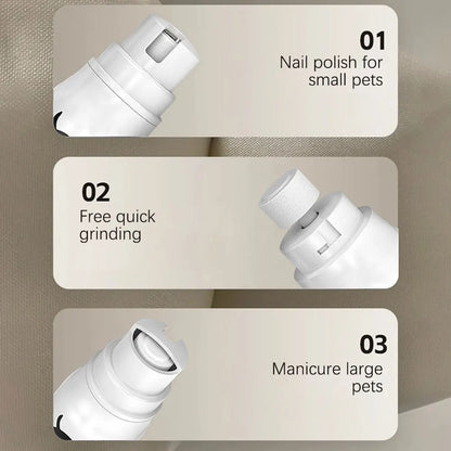 TrimEase™: Electric Nail Grinder for Safe and Stress-Free Grooming