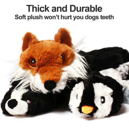 SqueakWild™: Stuffing-Free Plush Toy for Safe and Mess-Free Play
