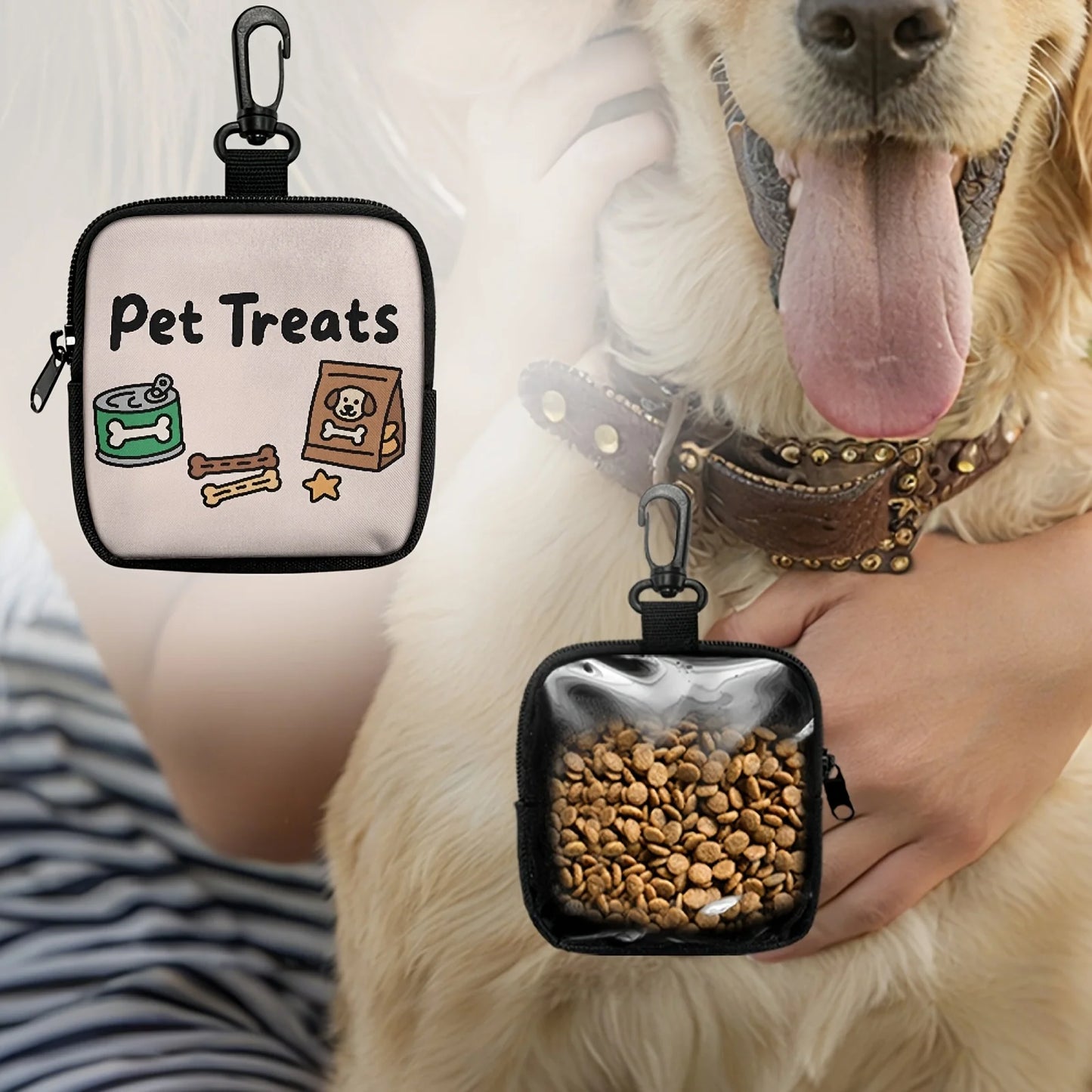 SnackGo™: Easy Access Treat Pouch for Training & Walks