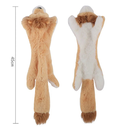 SqueakWild™: Stuffing-Free Plush Toy for Safe and Mess-Free Play