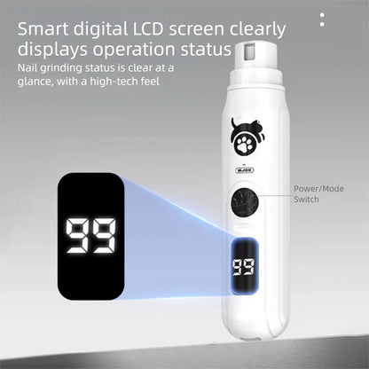 TrimEase™: Electric Nail Grinder for Safe and Stress-Free Grooming