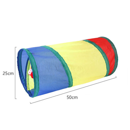 TunnelPlay™: Foldable Cat Tunnel for Active Indoor Exploration