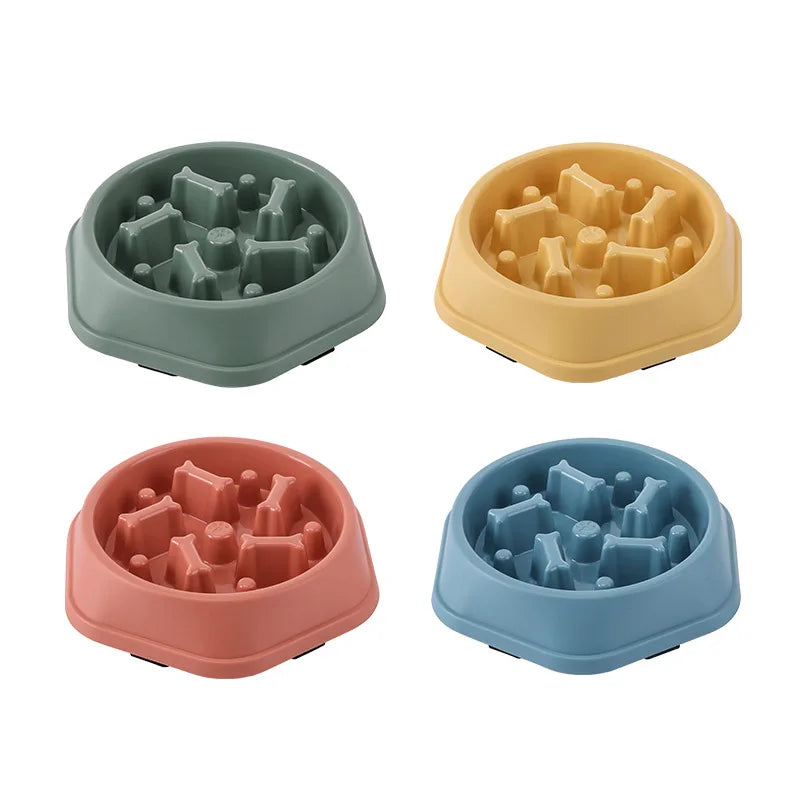 SlowBite™: Anti-Choke Bowl for Healthier and Slower Feeding