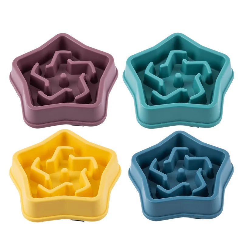 SlowBite™: Anti-Choke Bowl for Healthier and Slower Feeding